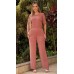 470181 - Conjunto de Alfaiataria Ramany Blusa / Calça :: Rosa